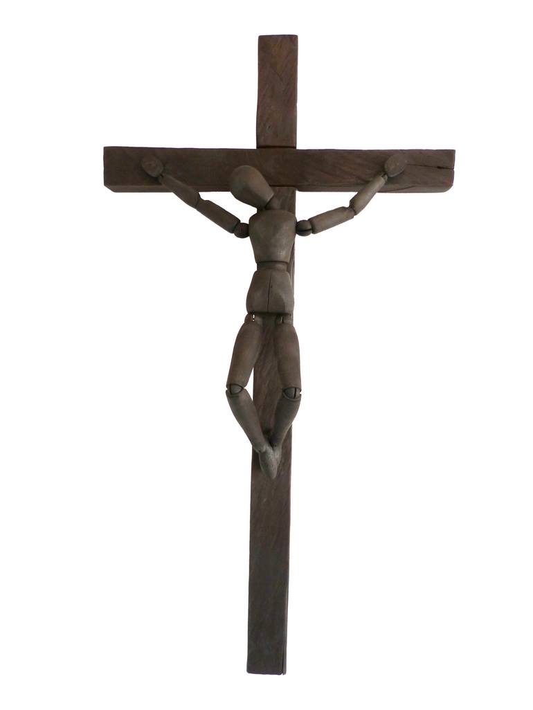 Original Pop Art Religious Sculpture by Fernando Arroyave