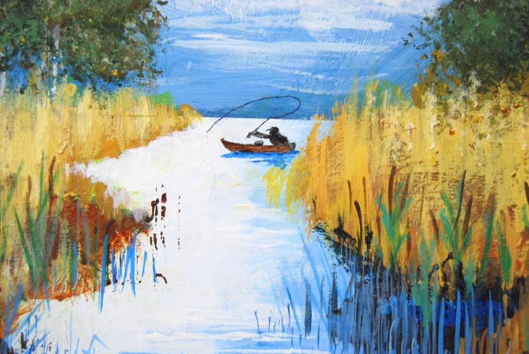 Original Impressionism Landscape Painting by Stuart Dalby
