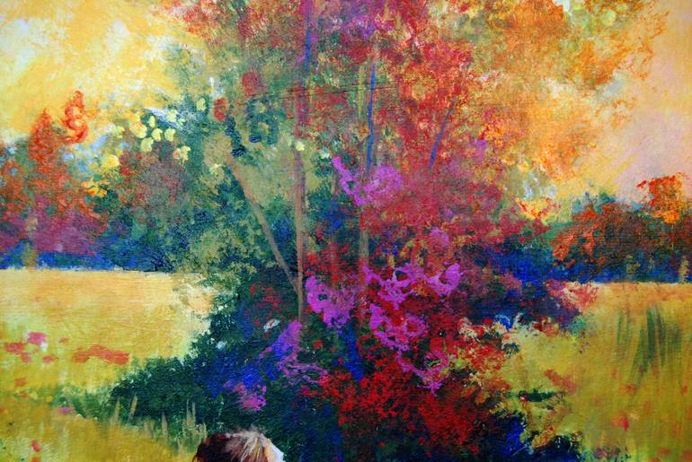 Original Figurative Landscape Painting by Stuart Dalby