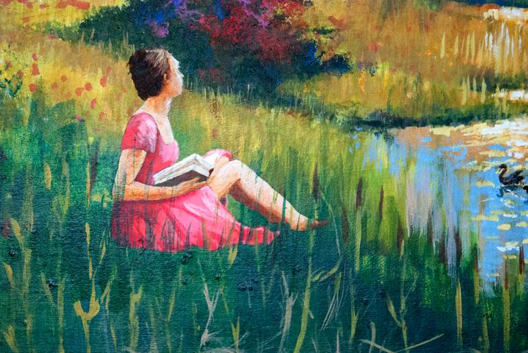 Original Figurative Landscape Painting by Stuart Dalby