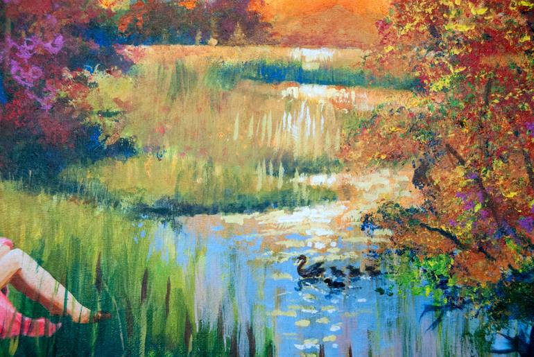 Original Figurative Landscape Painting by Stuart Dalby