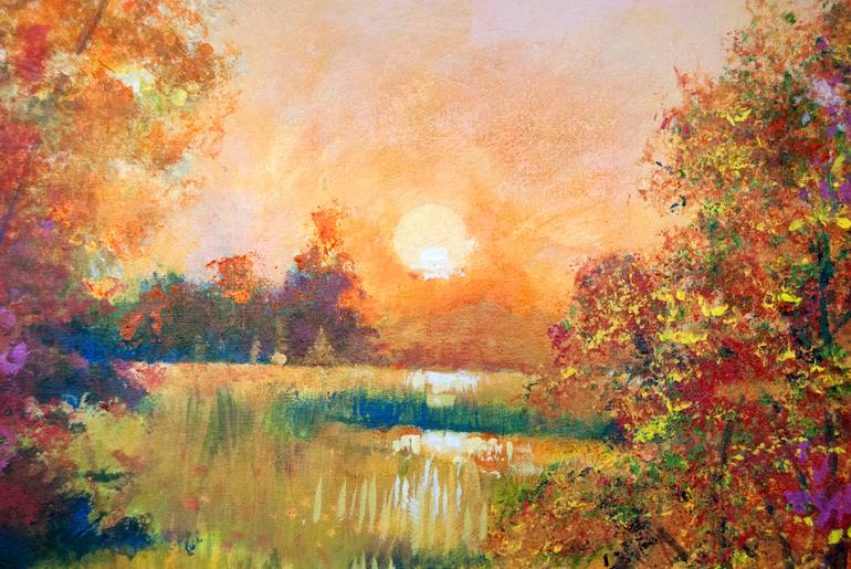 Original Figurative Landscape Painting by Stuart Dalby