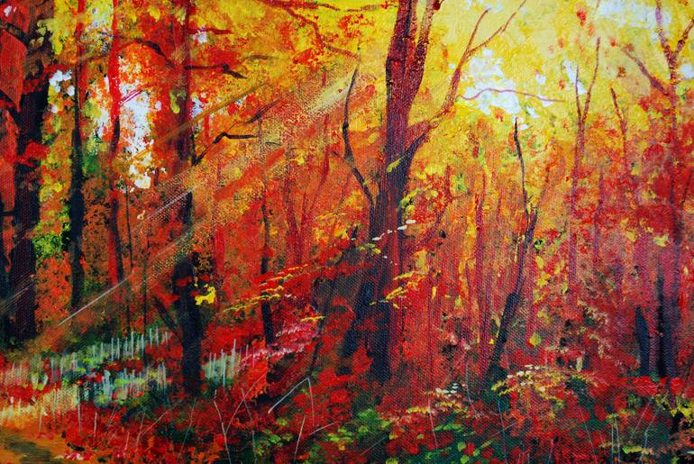 Original Impressionism Nature Painting by Stuart Dalby