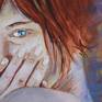 A happy girl with a cheeky twinkle to her eyes. Painted with strong brush strokes to convey the emotion of the moment.
A stretched standard canvas was used with all the edges painted. A hanging cord is fitted for you to display or frame to your liking.
