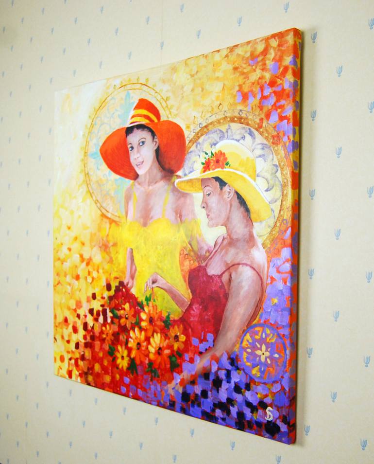 Original Portraiture Women Painting by Stuart Dalby
