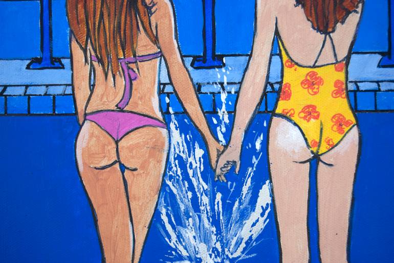 Original Conceptual Women Painting by Stuart Dalby