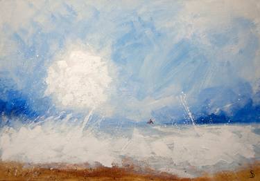 Original Impressionism Seascape Paintings by Stuart Dalby