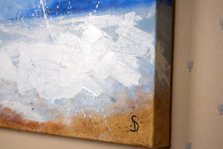 Original Impressionism Seascape Painting by Stuart Dalby