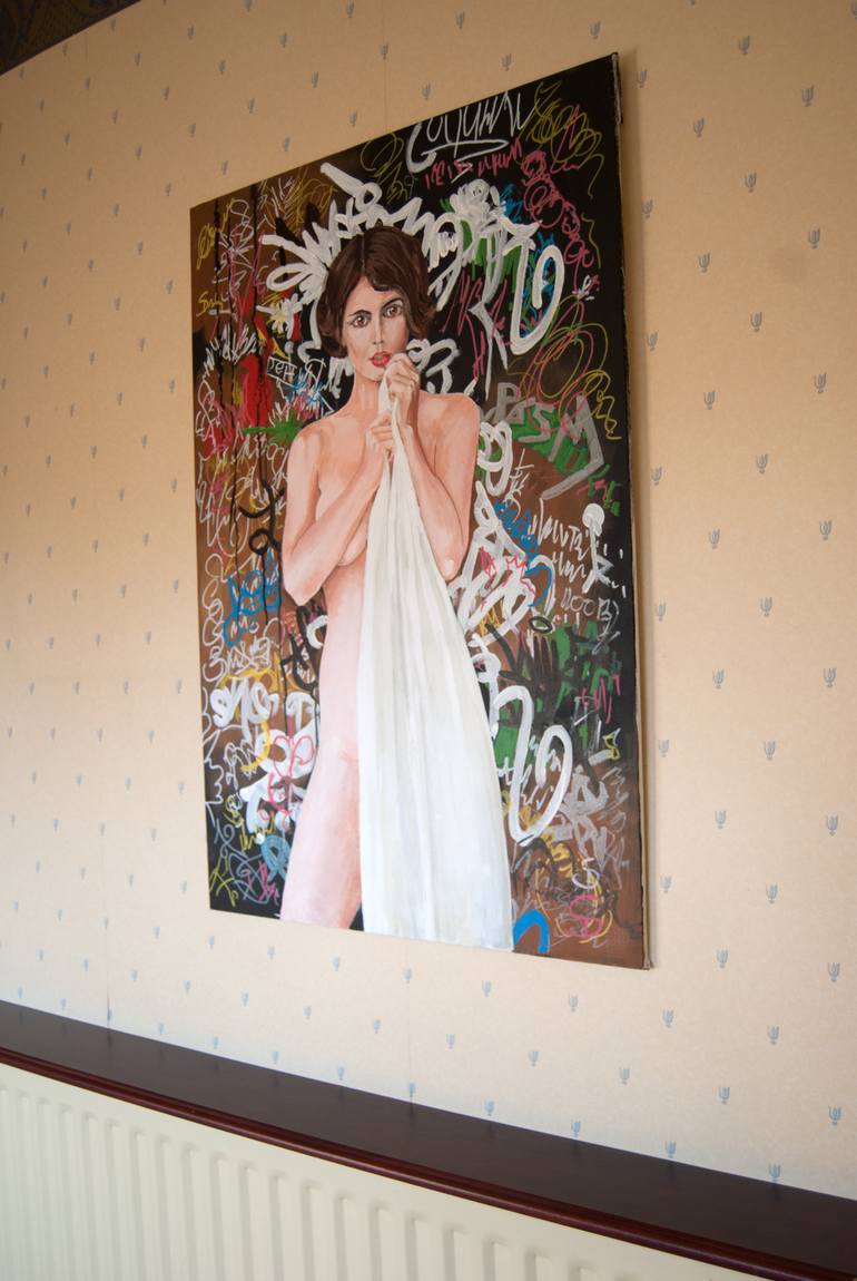 Original Figurative Women Painting by Stuart Dalby