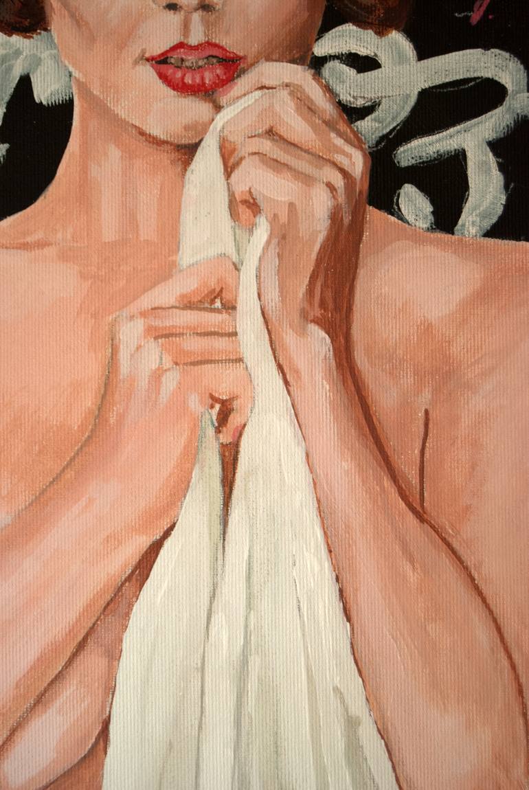 Original Figurative Women Painting by Stuart Dalby