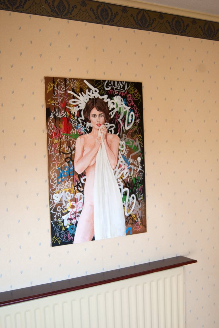 Original Figurative Women Painting by Stuart Dalby