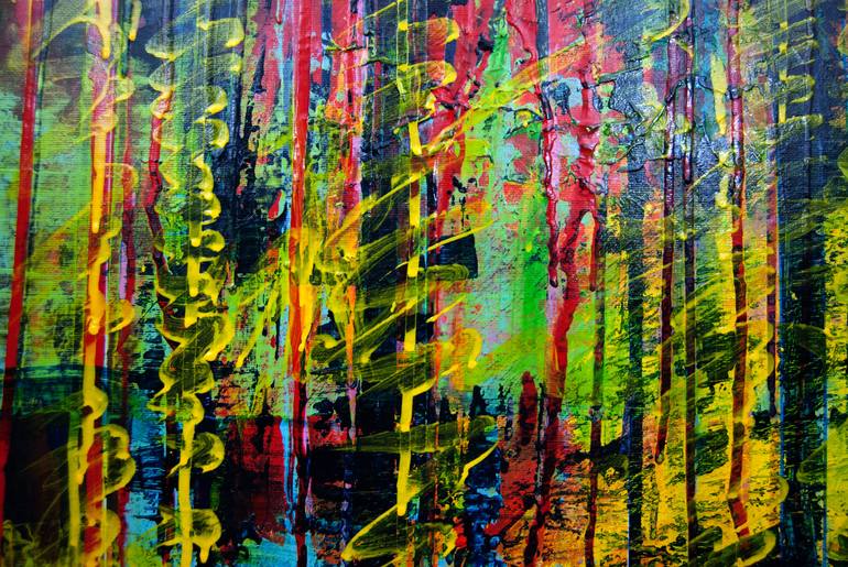 Original Abstract Painting by Stuart Dalby