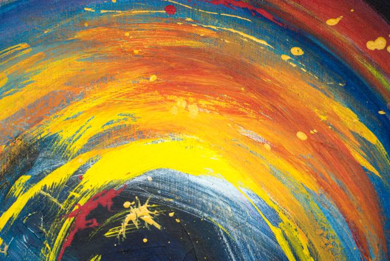 Original Abstract Painting by Stuart Dalby