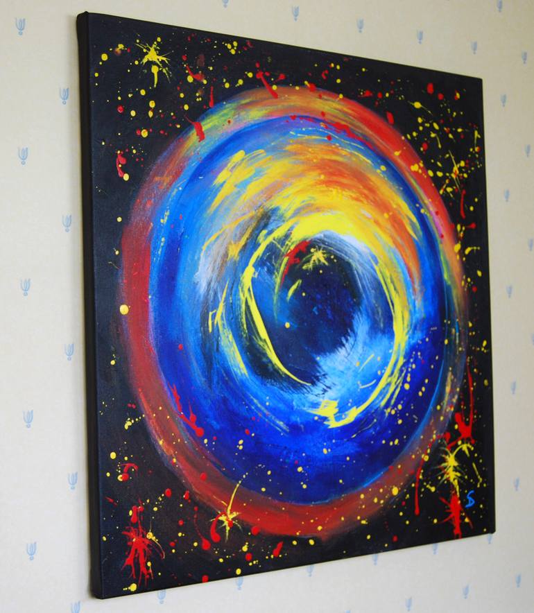 Original Abstract Painting by Stuart Dalby