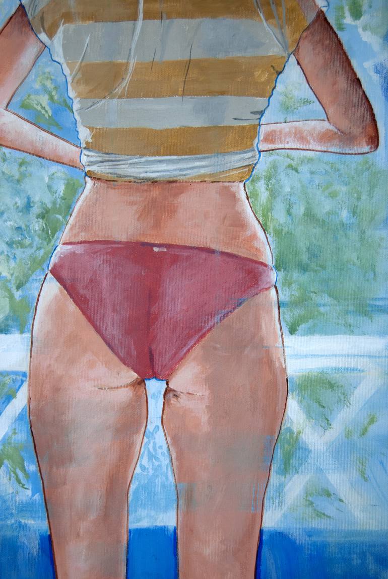 Original Figurative Women Painting by Stuart Dalby