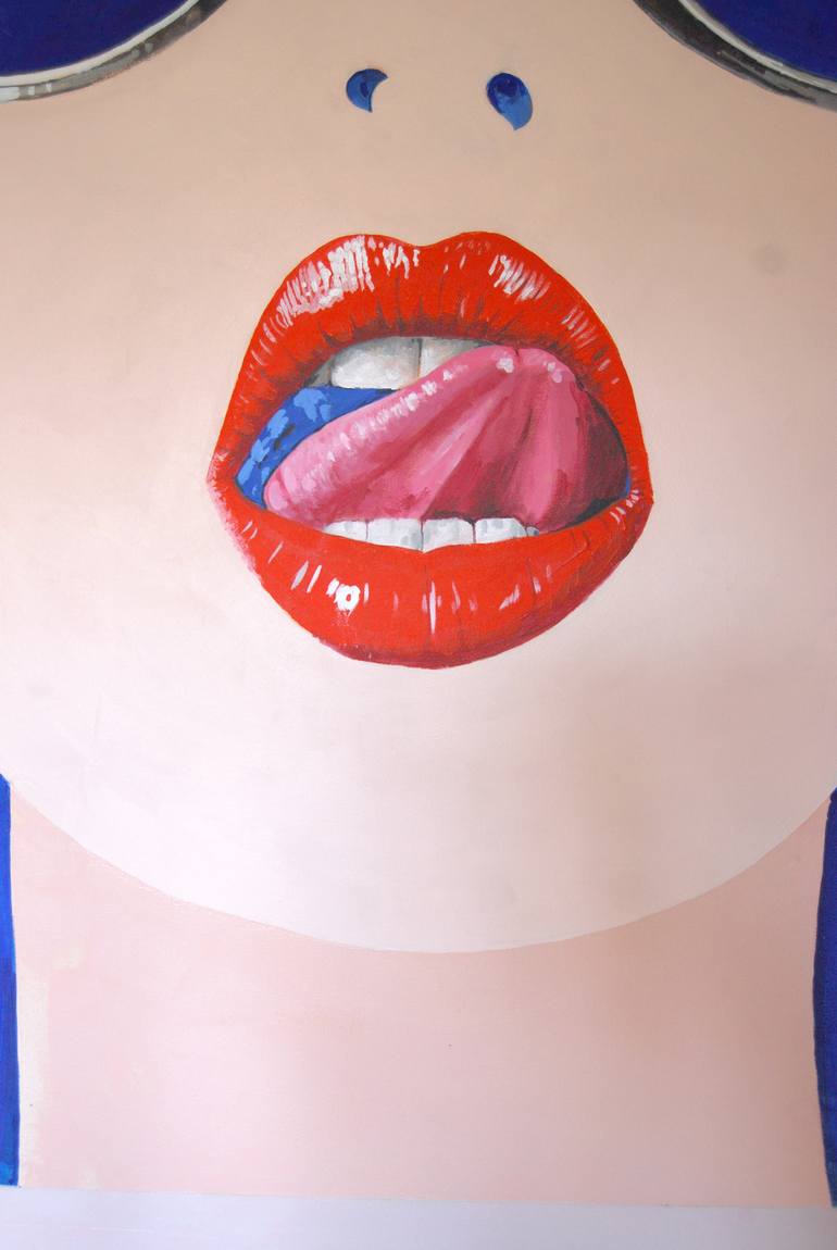 Original Pop Art Popular culture Painting by Stuart Dalby