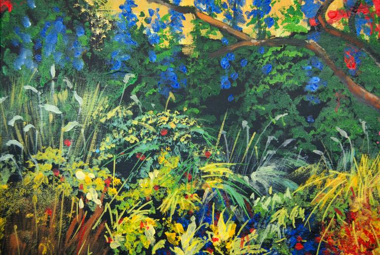 Original Garden Painting by Stuart Dalby