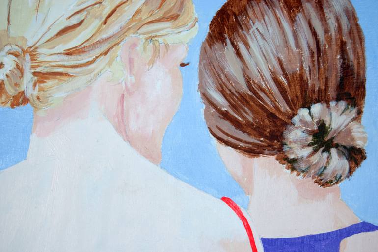 Original Figurative Women Painting by Stuart Dalby