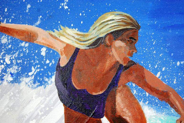 Original Figurative Sport Painting by Stuart Dalby