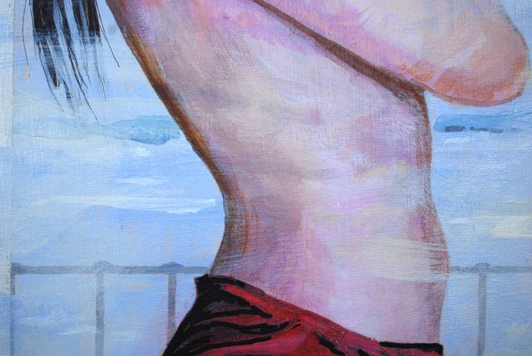 Original Figurative Erotic Painting by Stuart Dalby