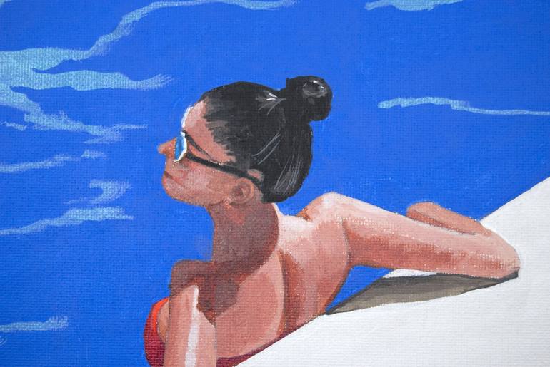 Original Figurative Women Painting by Stuart Dalby