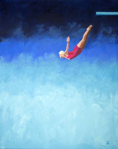 Print of Figurative Sport Paintings by Stuart Dalby