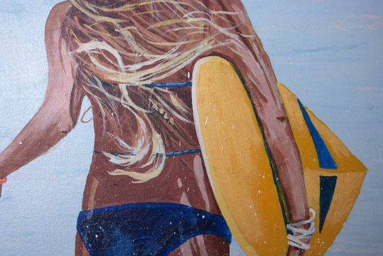 Original Figurative Sports Painting by Stuart Dalby