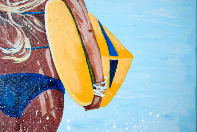 Original Figurative Sports Painting by Stuart Dalby