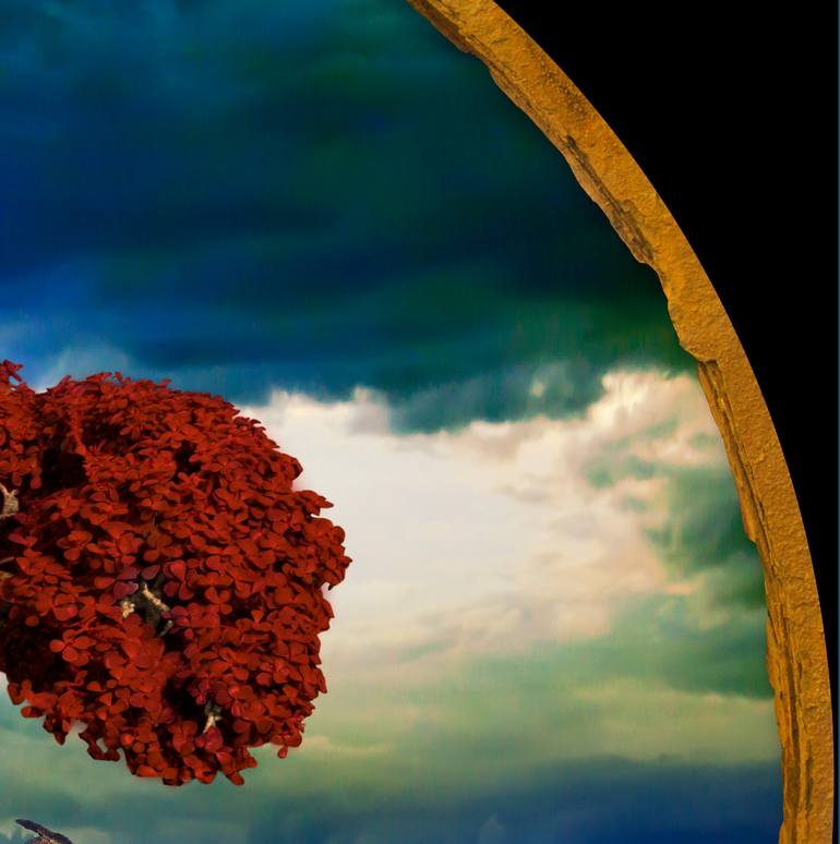 Original Conceptual Landscape Mixed Media by Tanya Mehta