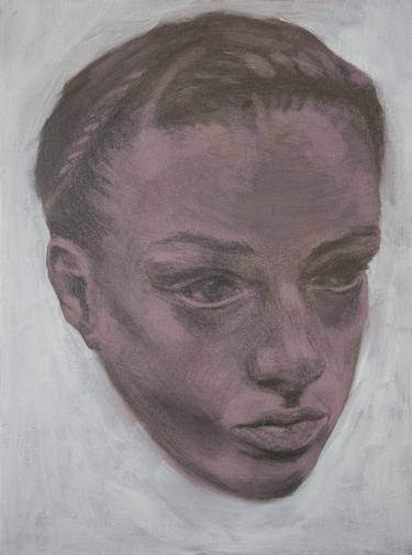 Original Portraiture Portrait Drawings by F F  Van De Woestijne
