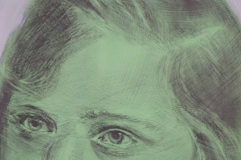 Original Contemporary People Drawing by F F  Van De Woestijne