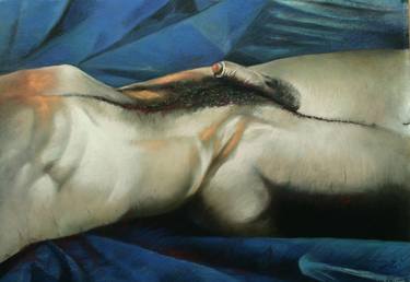 Print of Nude Paintings by jonathan suarezmolinares