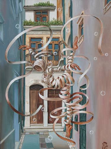 Original Figurative Architecture Paintings by Victor Molev