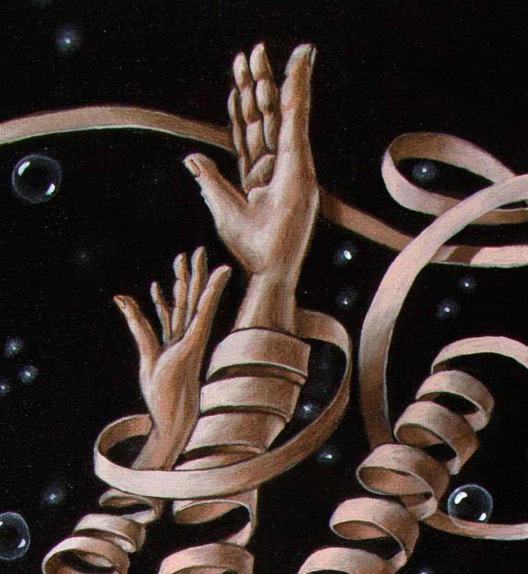 Original Figurative Fantasy Painting by Victor Molev
