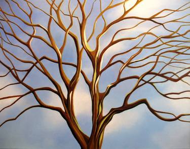 Original Tree Painting by Deborah Holman