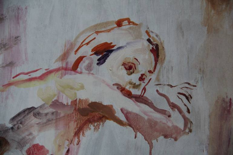 Original Figurative Nude Painting by Velemir Pankratov