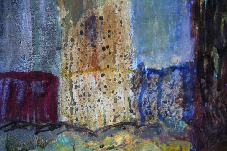 Original Abstract Expressionism Abstract Painting by Velemir Pankratov