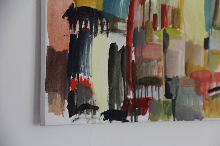 Original Abstract Expressionism Abstract Painting by Velemir Pankratov