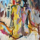 A sketch of the seated woman by Velemir Pankratov
