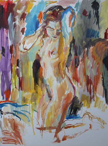 Original Figurative Women Paintings by Velemir Pankratov