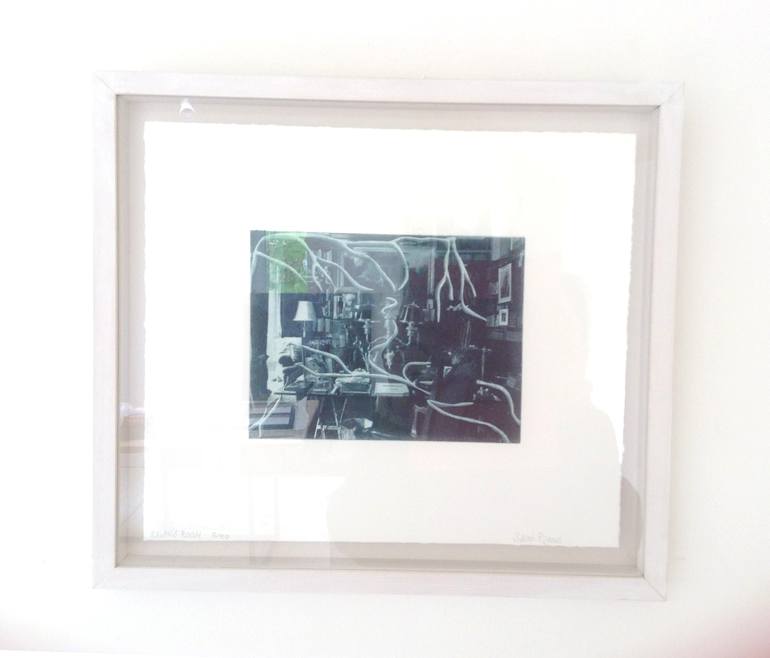 Original Surrealism Interiors Printmaking by Sarah Rogers