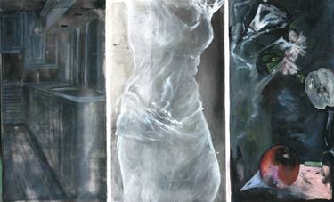 Original Figurative Body Paintings by Sarah Rogers