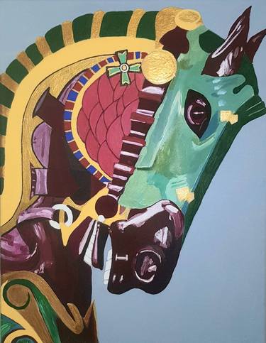 Original Horse Painting by Nicole Hutchinson