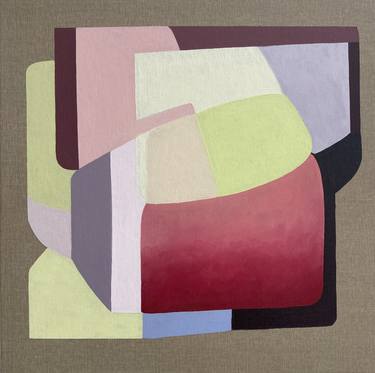 Original Bauhaus Abstract Paintings by Claudia Vivero
