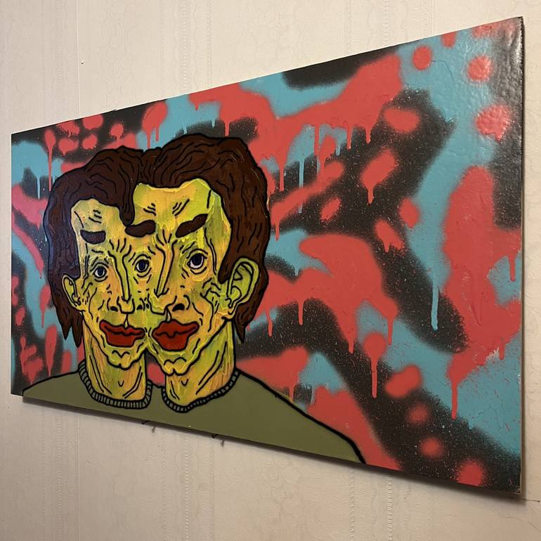 Original Pop Art Popular culture Painting by Galintas Laurišas