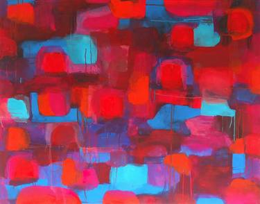 Print of Abstract Expressionism Abstract Paintings by Kathy Ready