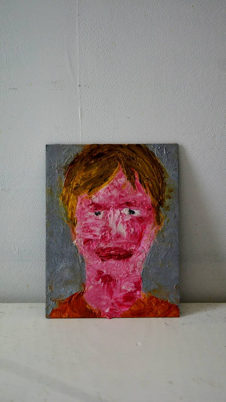 Original Portraiture People Painting by Hoong Yang Chang