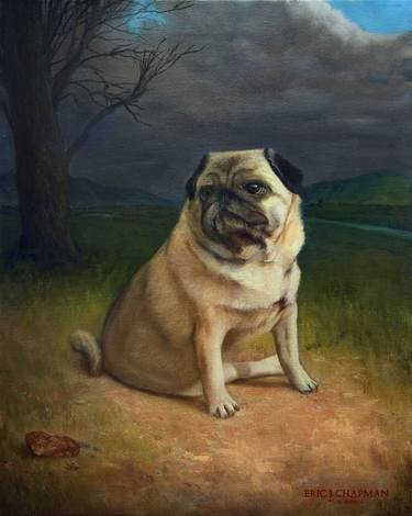 Original Dogs Paintings by Eric Chapman