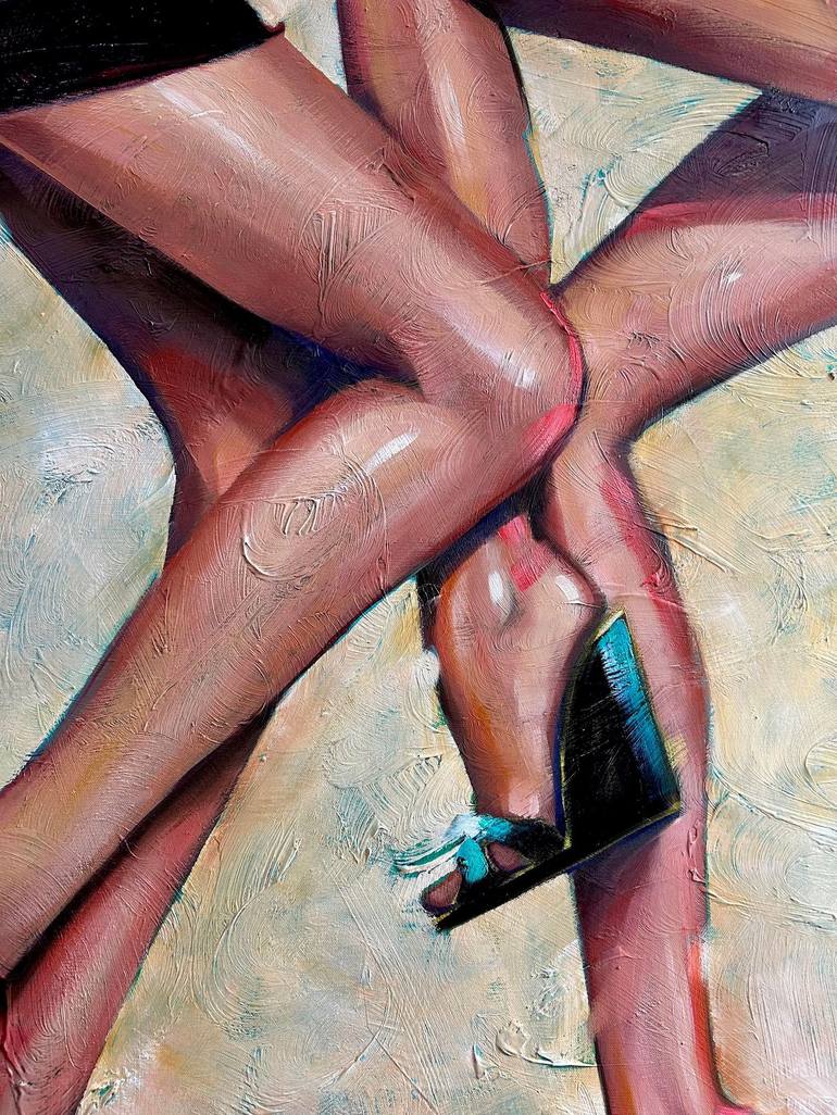 Original Figurative Fashion Painting by Pascale Taurua