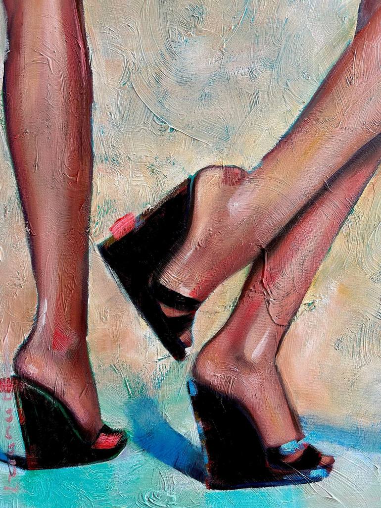 Original Figurative Fashion Painting by Pascale Taurua